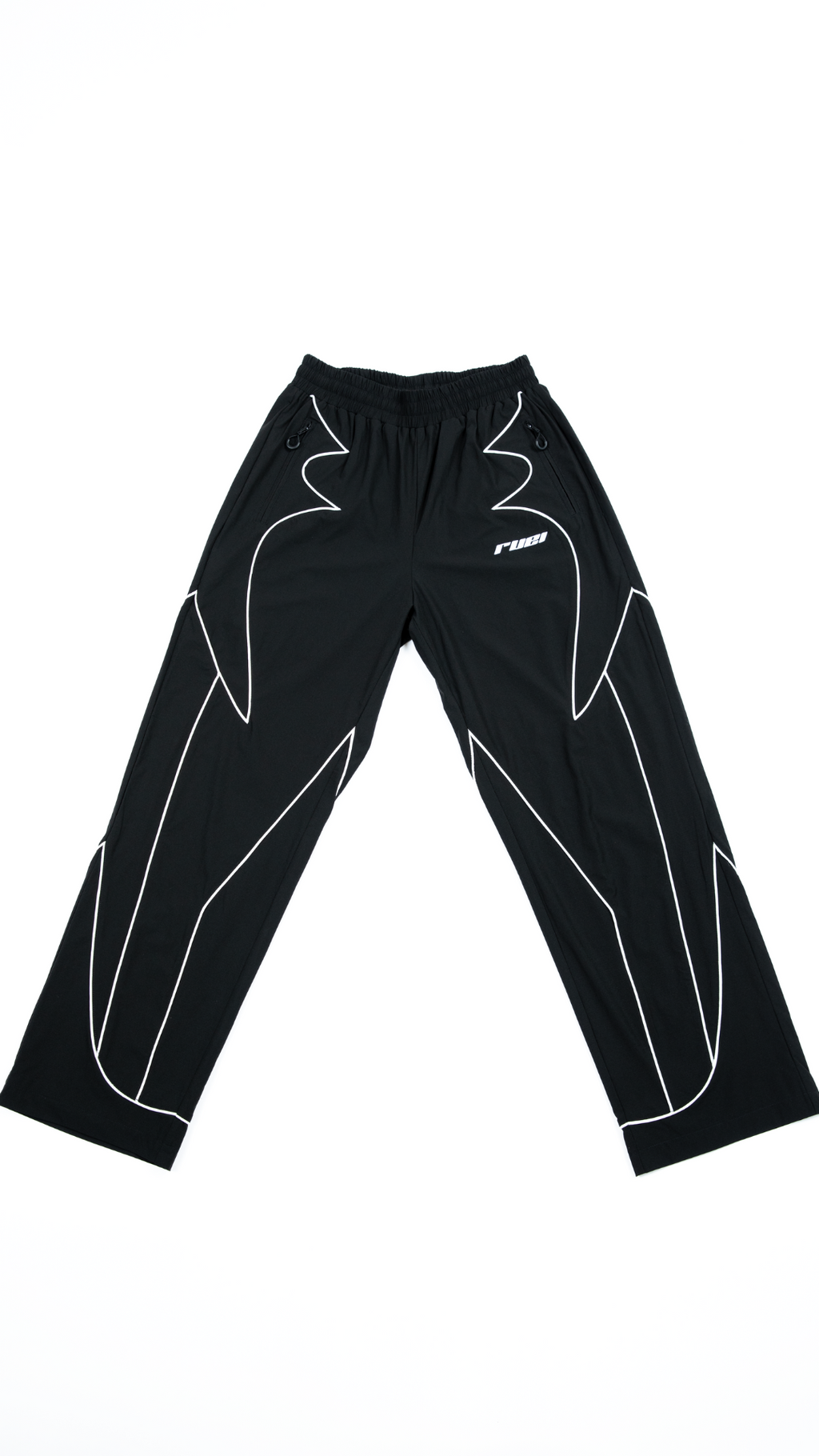 RUEI Black Track Pants